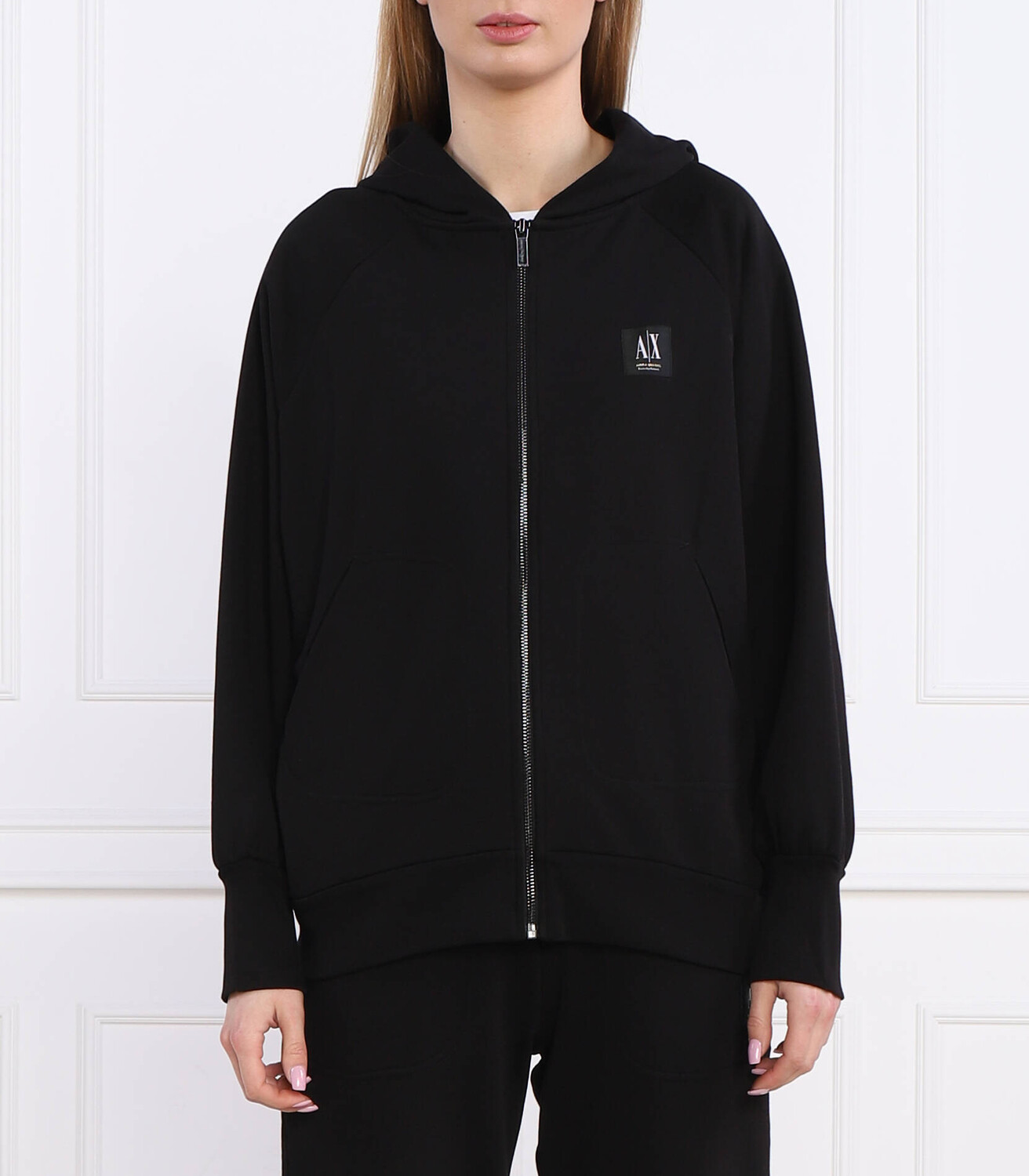 

Толстовка Armani Exchange Loose fit, черный