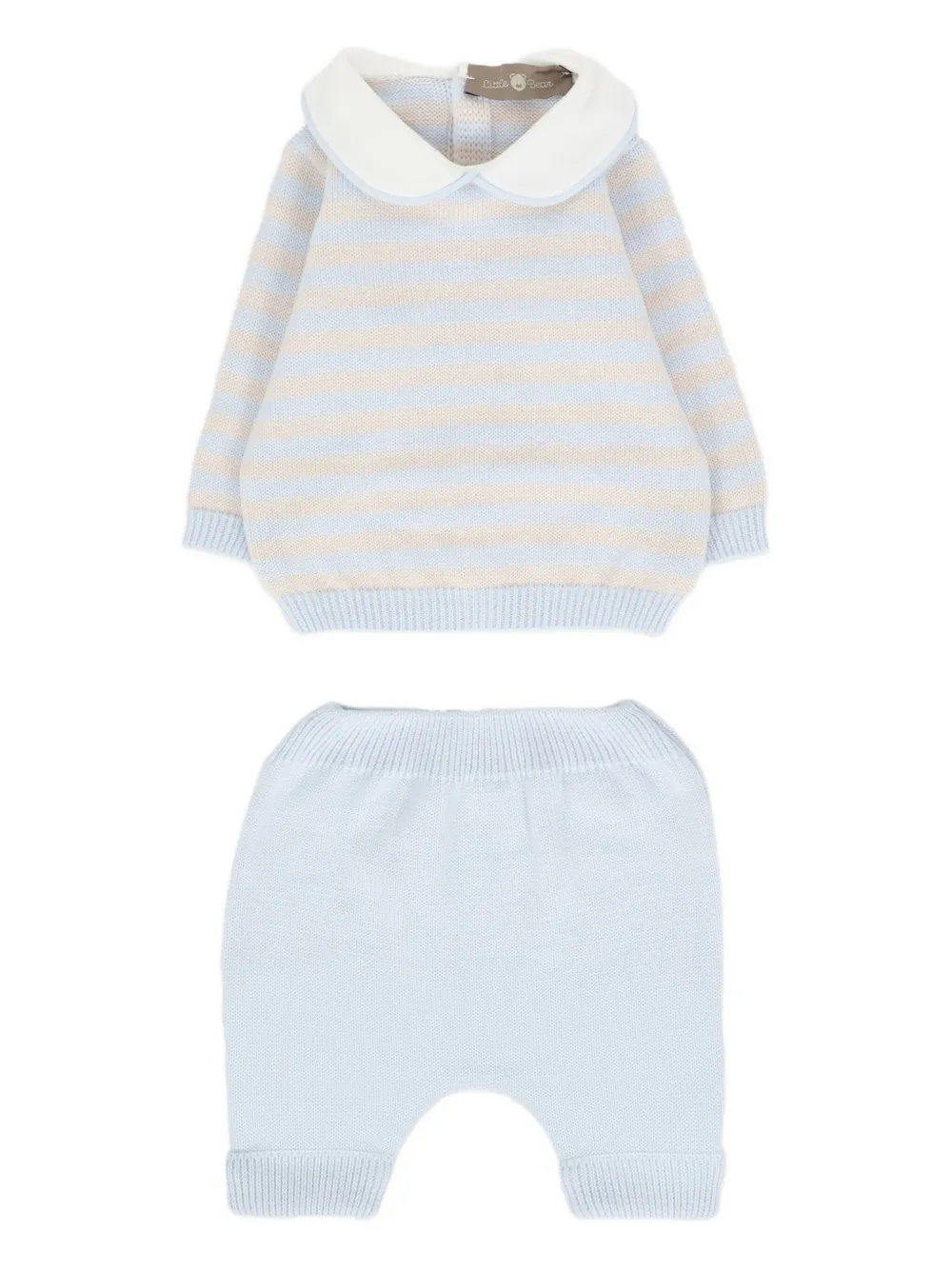 

Комплект из свитера и брюк с воротником Питер Пэн Little Bear, синий