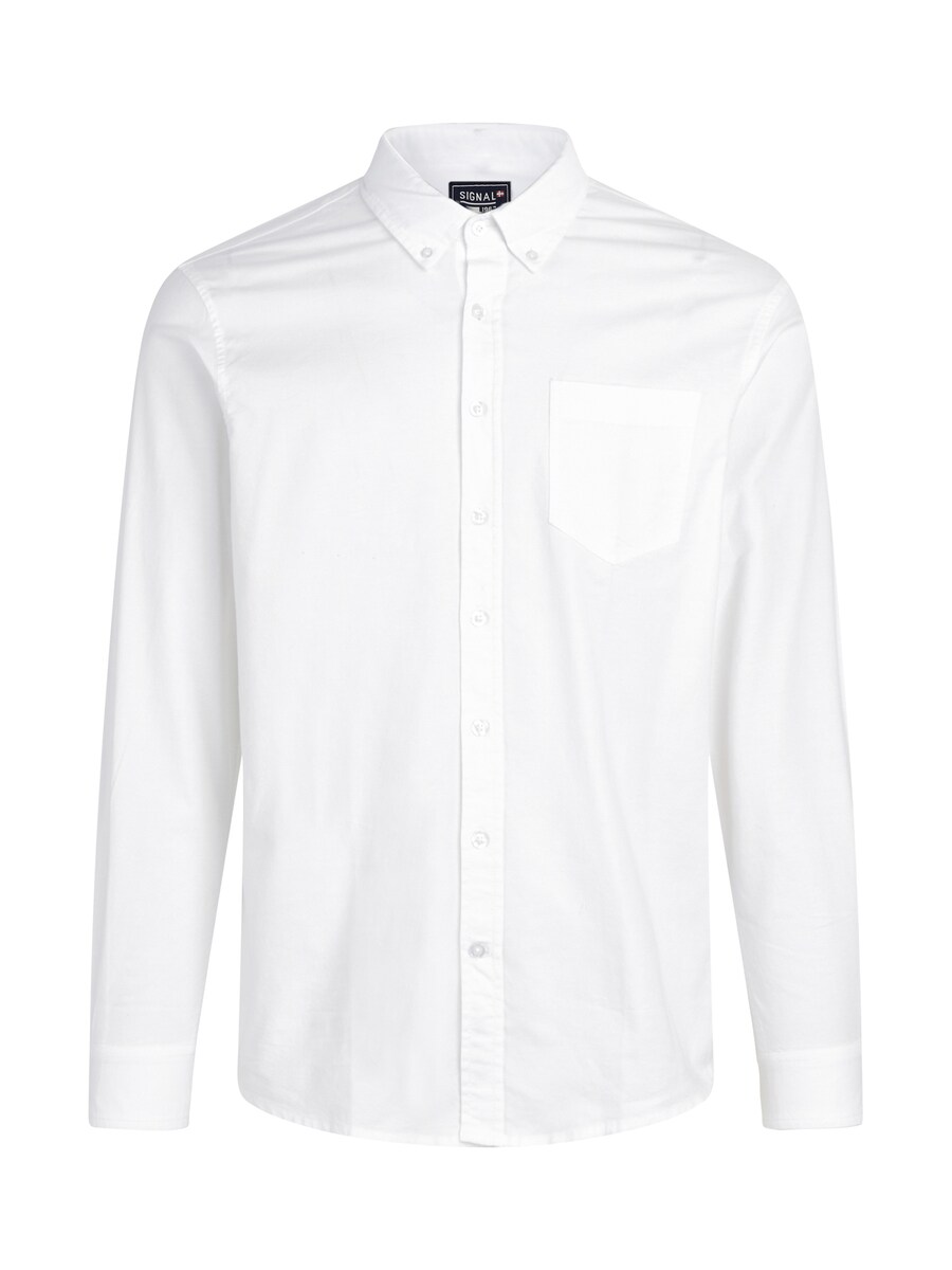 

Рубашка на пуговицах классического кроя Signal Scott, белый