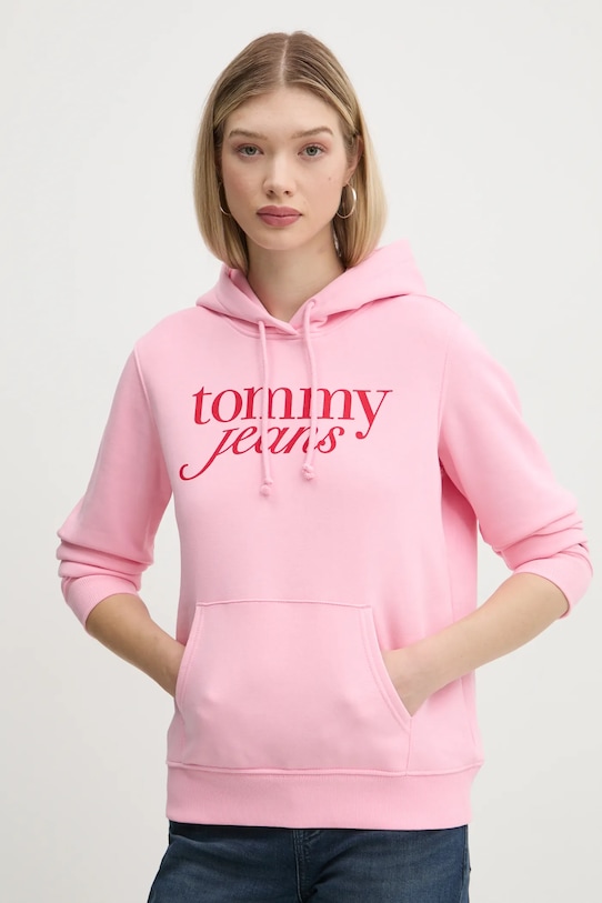 

Толстовка Tommy Jeans, розовый