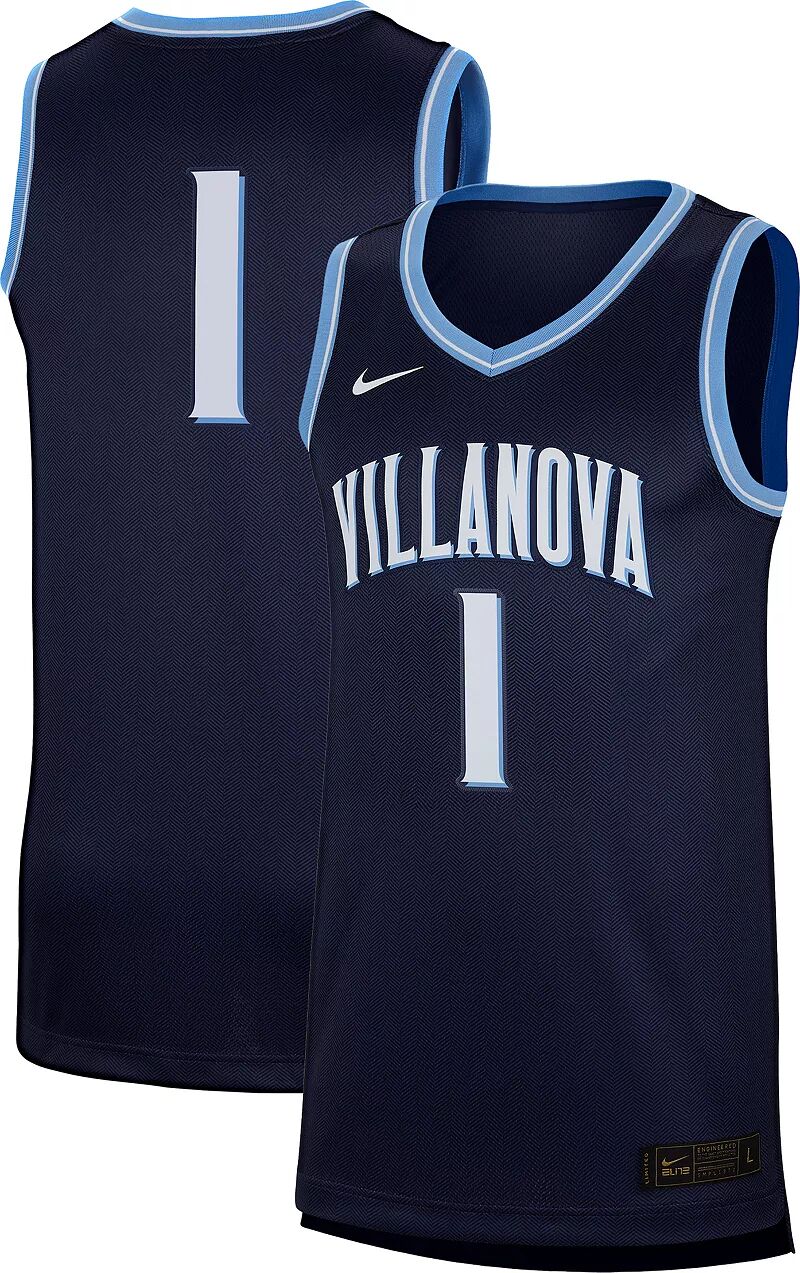 

Мужская темно-синяя баскетбольная майка Nike Villanova Wildcats #1 Dri-FIT Replica