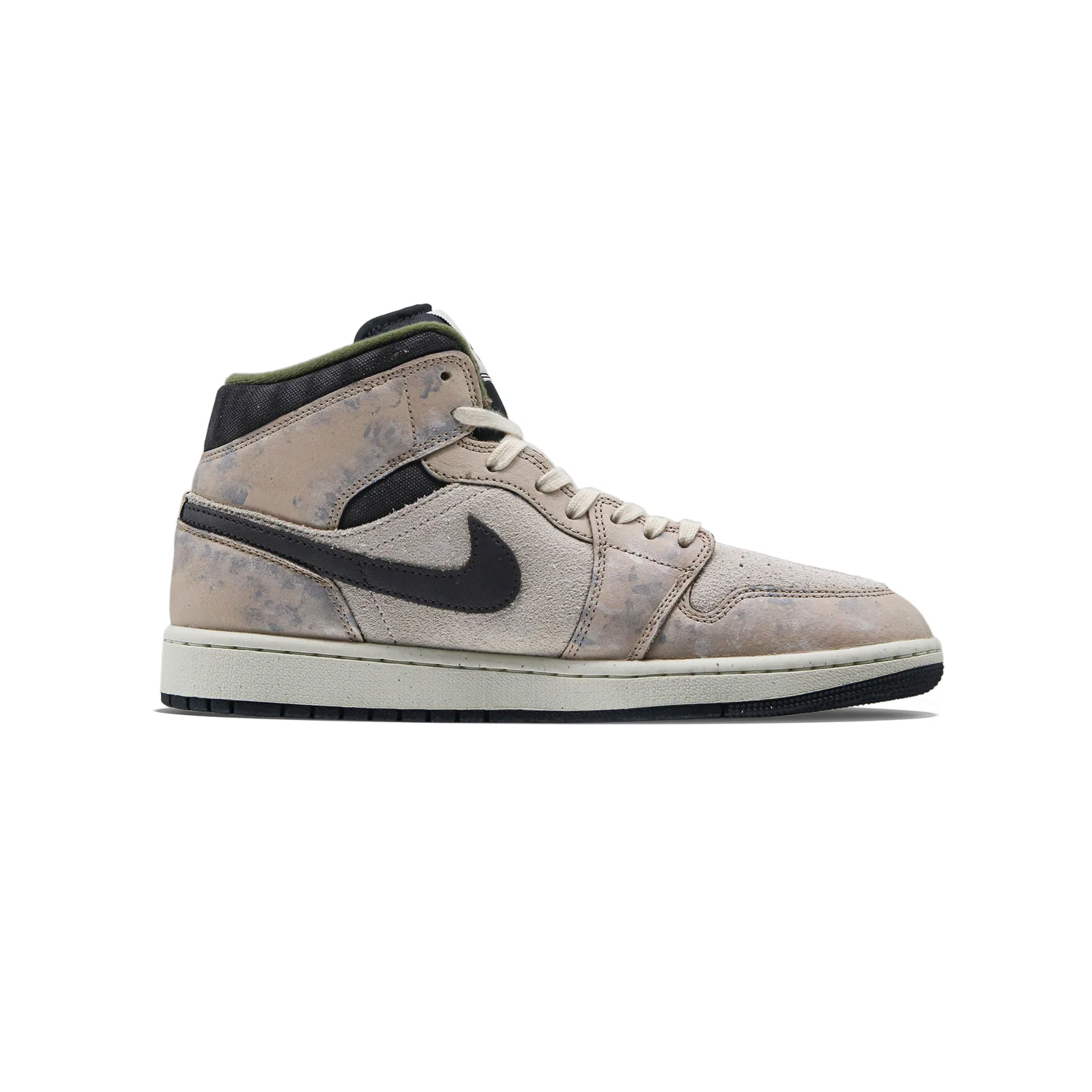 Jordan Кроссовки баскетбольные Air 1 Year Of The Horse CNY Spur Flame Mid top Vintage мужские серые — фото 3