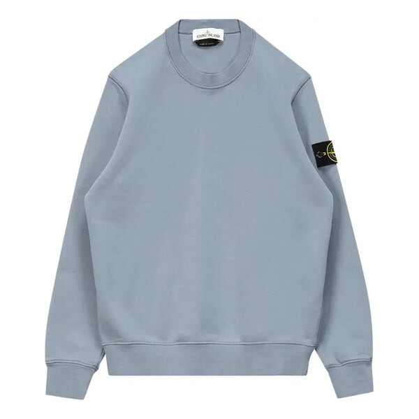 

Толстовка patch logo crewneck sweatshirt 'mid blue' Stone Island, синий