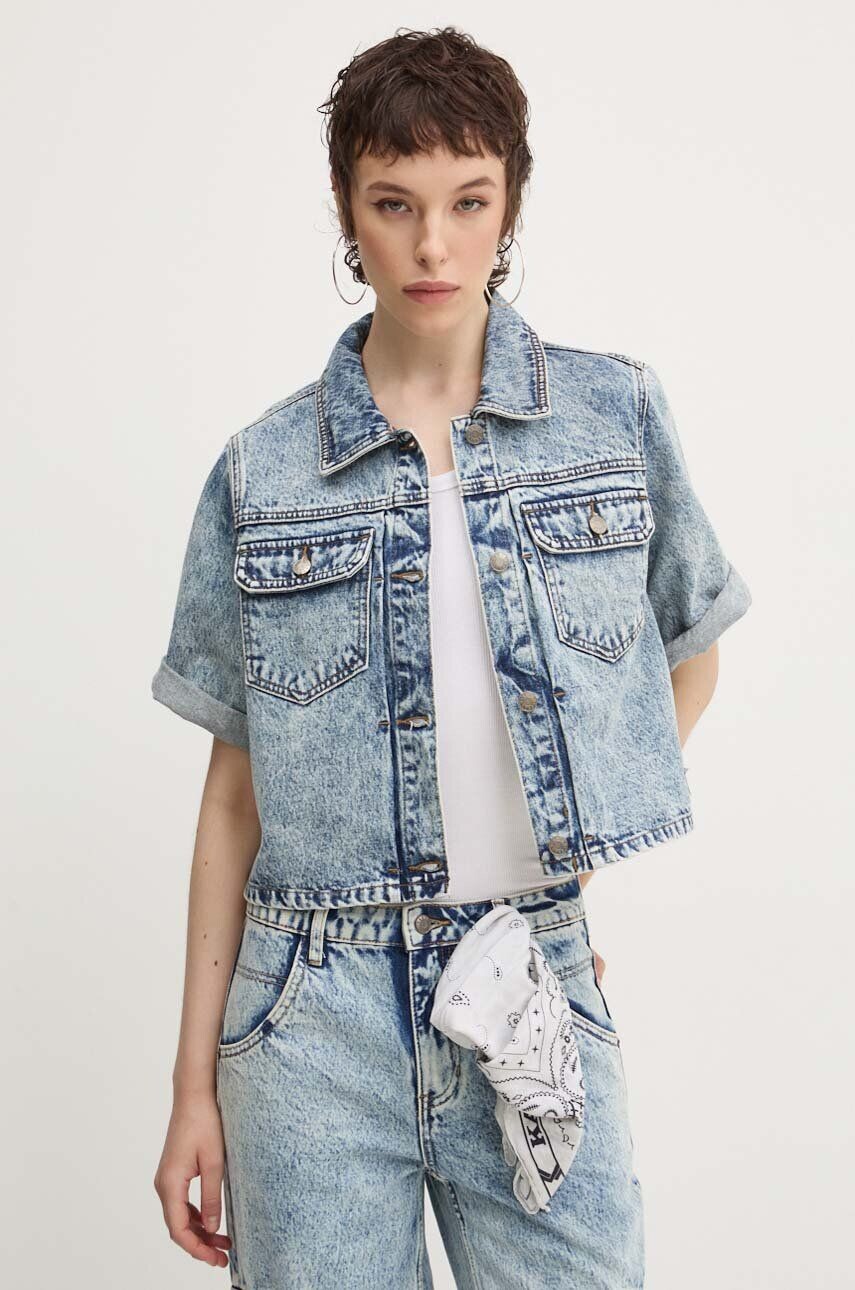 

Джинсовая рубашка Guess Originals, синий