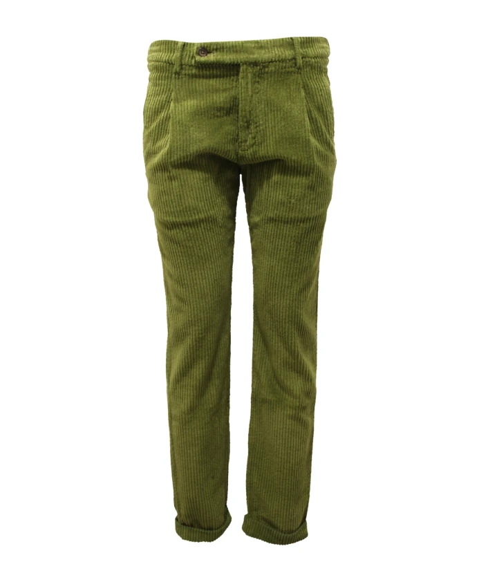 

Бархатные брюки цвета песто Berwick, зеленый