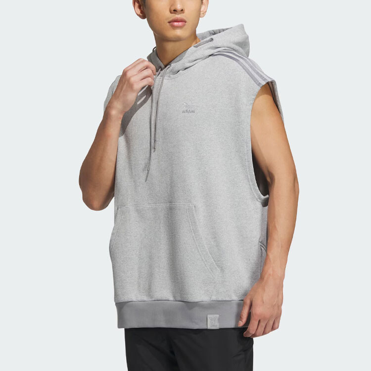 Майка унисекс серый Adidas Originals, серый — фото 4