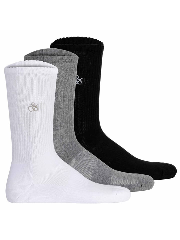 

Носки Scotch & Soda, цвет schwarz/weiß/grau