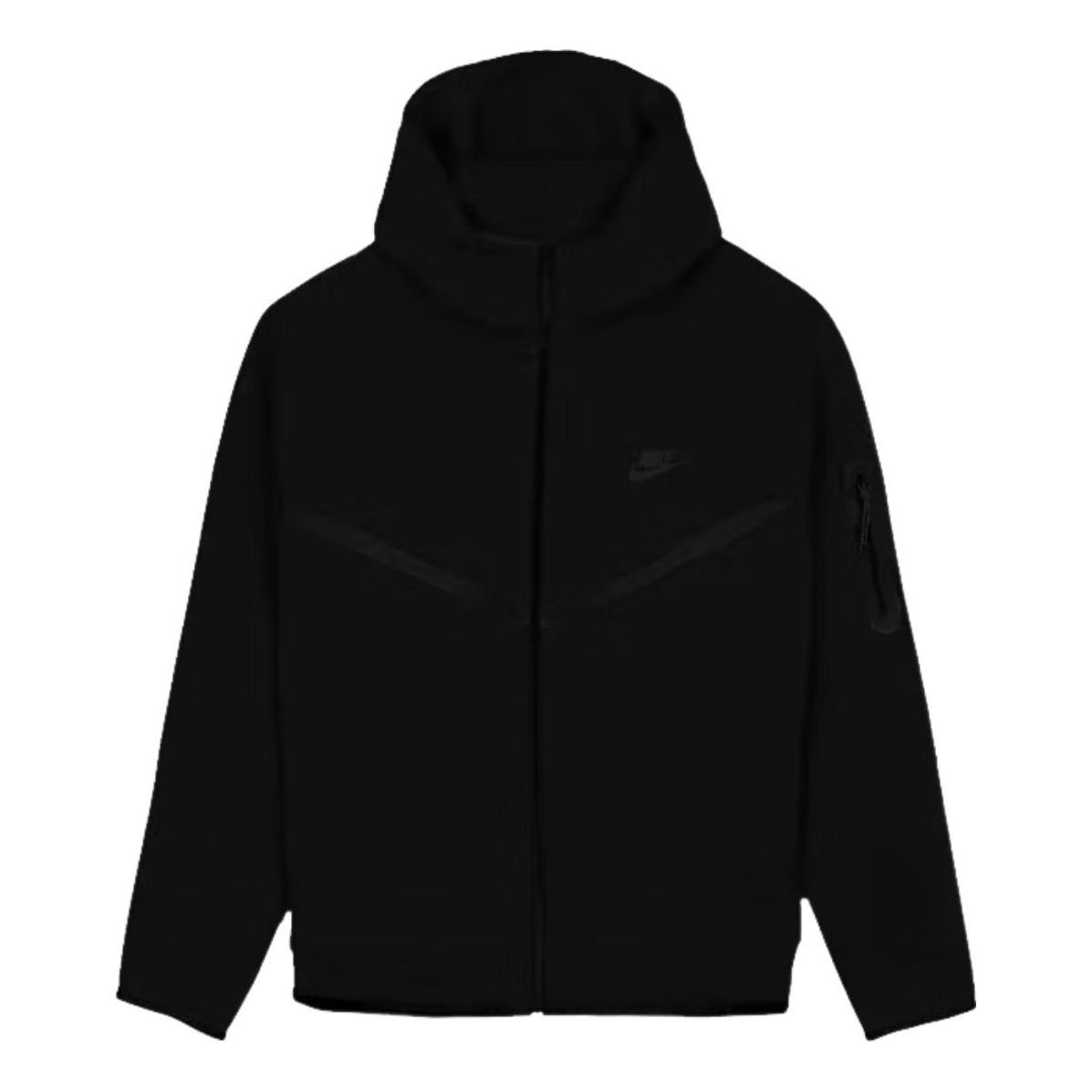 

Худи Nike Sportswear Tech Fleece Windrunner на молнии, цвет 'Black'