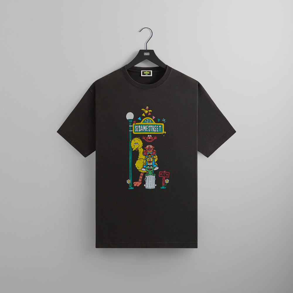 

Футболка Kith for Sesame Street Lamp Vintage Tee, черный