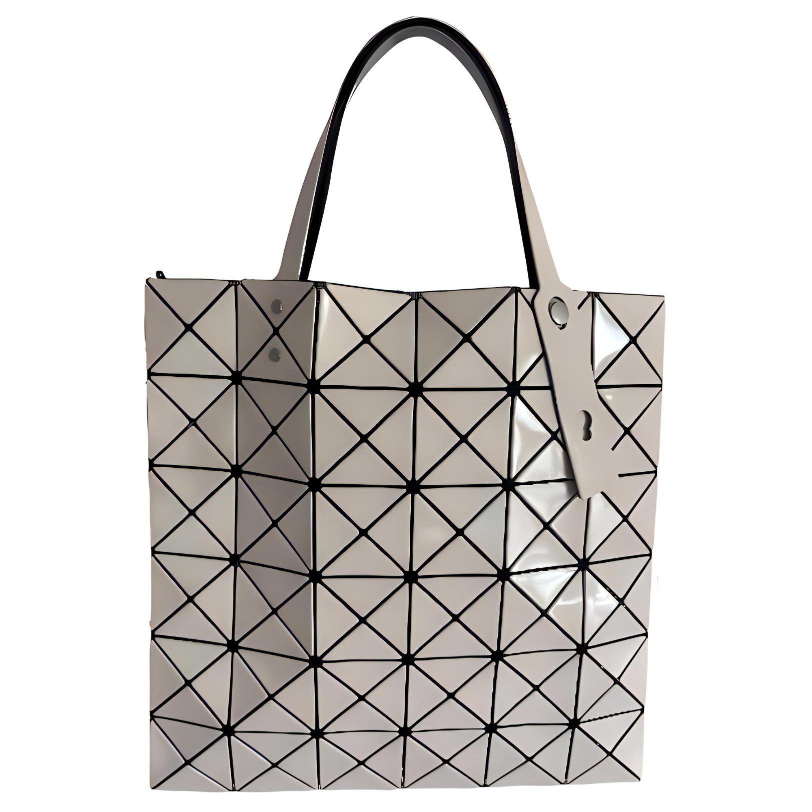 

Сумка-шоппер из полиэстера, шоппер, женская сумка через плечо бежево-серого цвета ISSEY MIYAKE