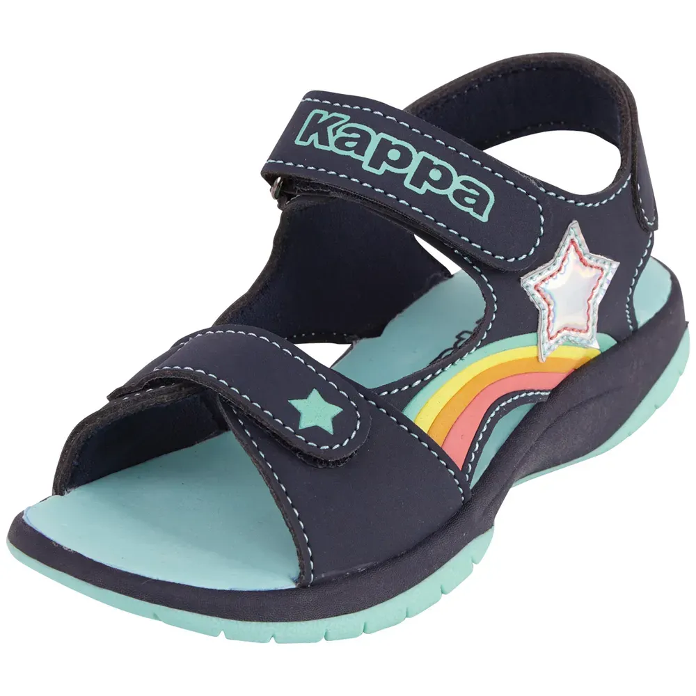 

Сандалии Kappa, с мягкой стелькой, цвет Navy-Mint