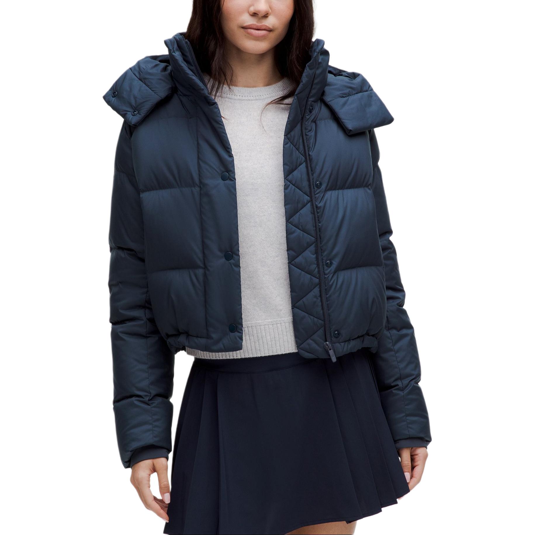 

Пуховик Wunder Puff Series женский Lululemon, iron синий/shlb/irbu