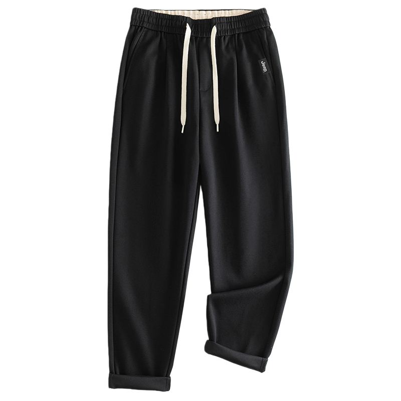 

Повседневные брюки Unisex Moderate Straight Fit Jeep, черный