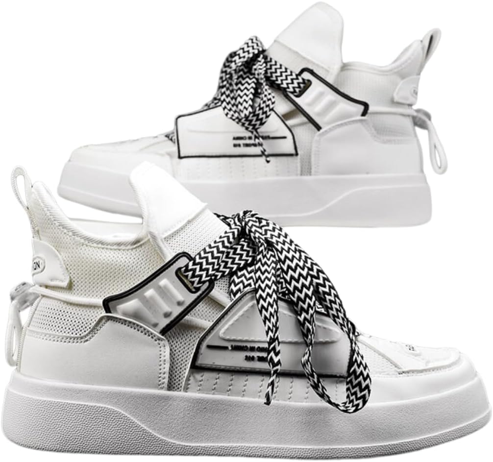 

Яркие высокие кроссовки в стиле Y2K Ctkvbmeoi, белый