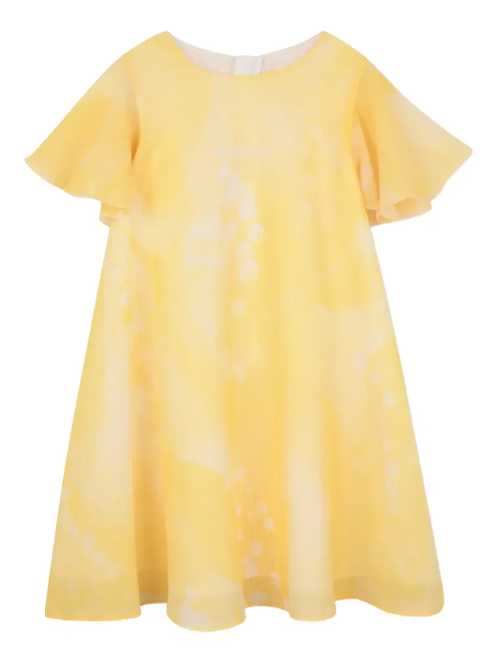 Платье на молнии с логотипом Givenchy Kids, желтый