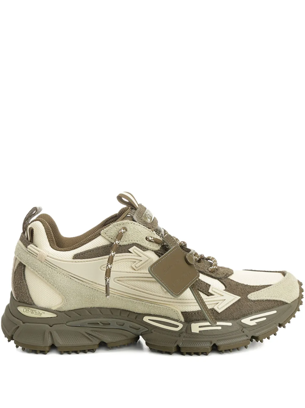 

Кроссовки с логотипом Off-White, нейтральный