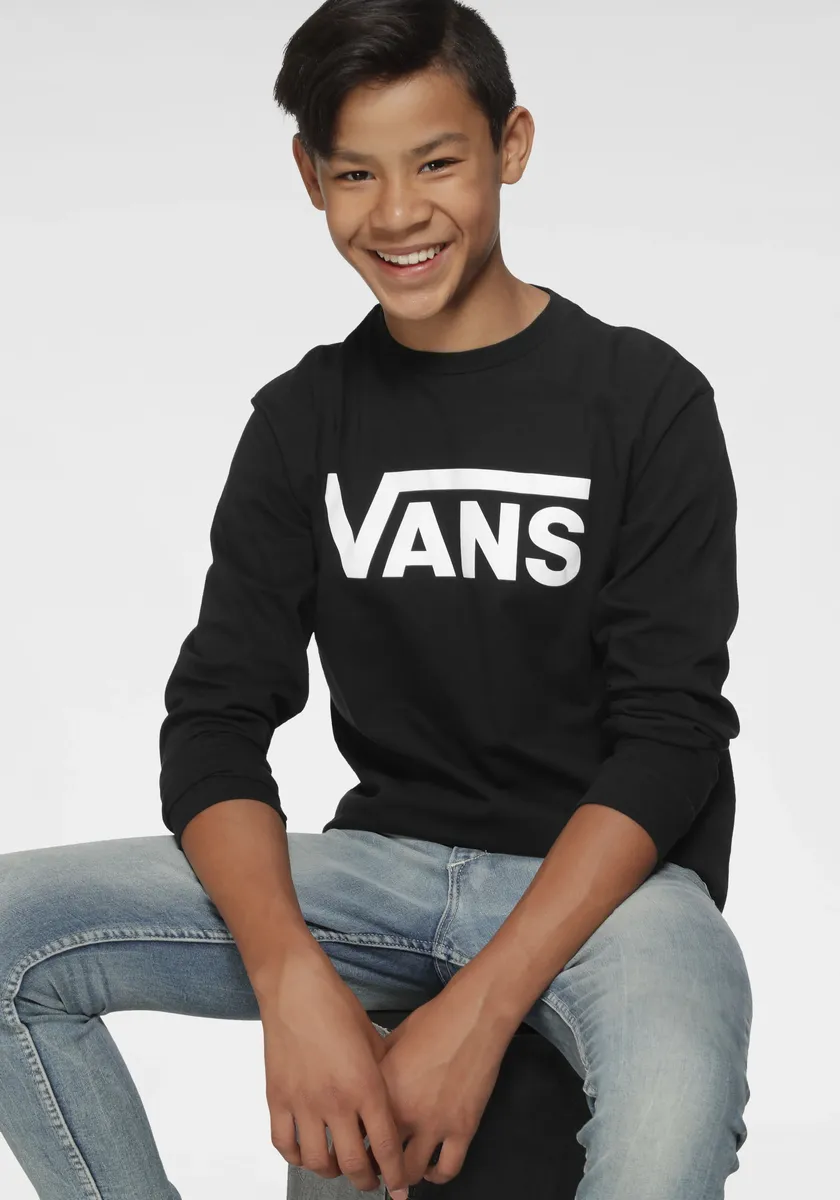 

Рубашка Vans с длинными рукавами "VANS CLASSIC LS BOYS", черный
