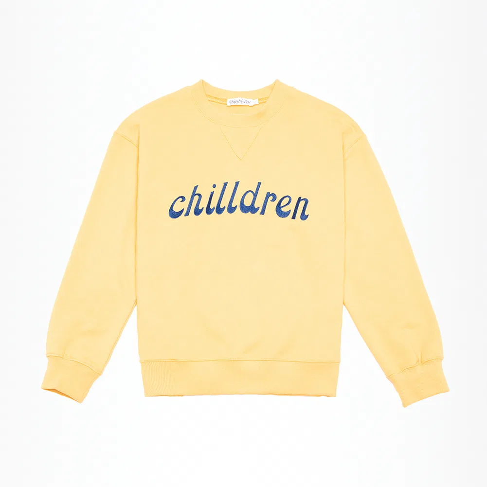 Детский свитшот Chill Heritage жёлтый от Oopsmyboy