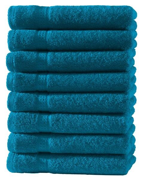 

8 шт Frottier Набор полотенец Hometex Premium Textiles, 30x1x50 см цвет petrol
