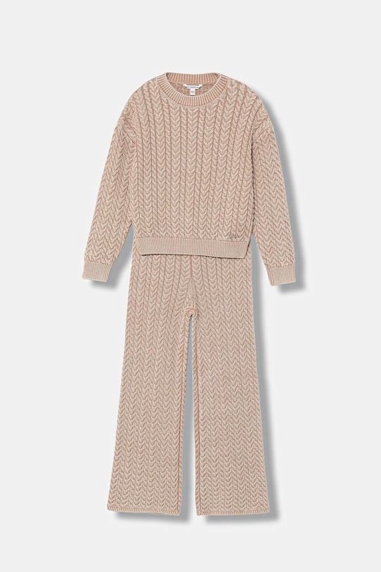 

Детский хлопковый свитер и штаны Guess, розовый