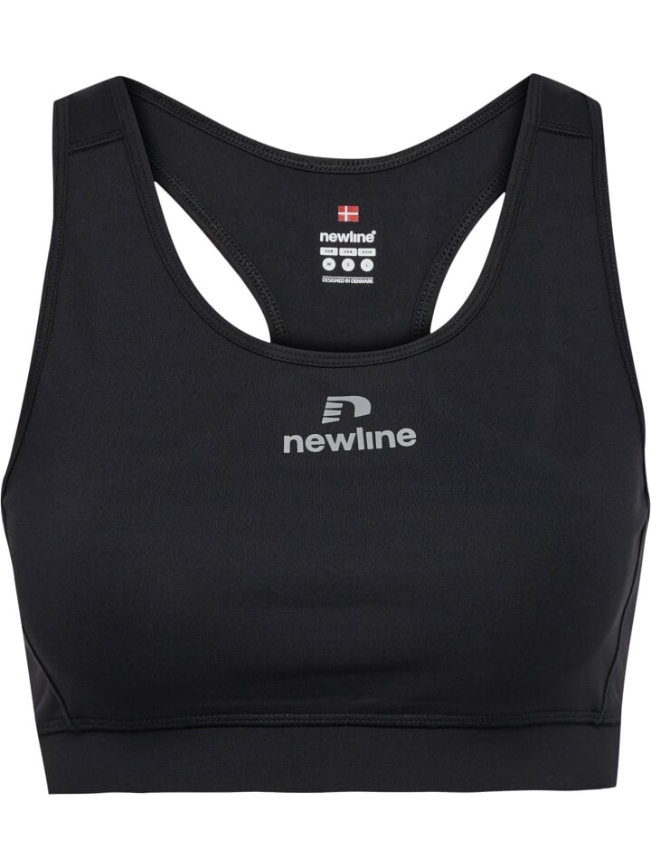 

Спортивная футболка Newline S/L Ringerrücken Nwllean Laufen Damen, черный