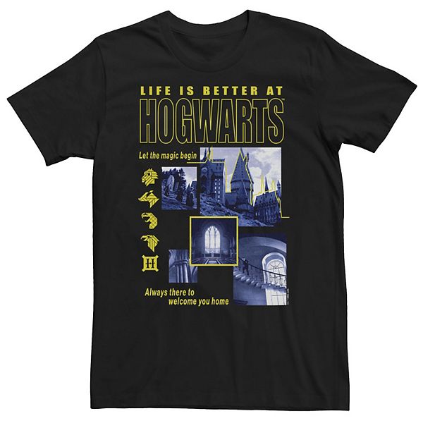 

Футболка Big & Tall Deathly Hallows 2 Hogwarts Life is Better at Hogwarts Harry Potter