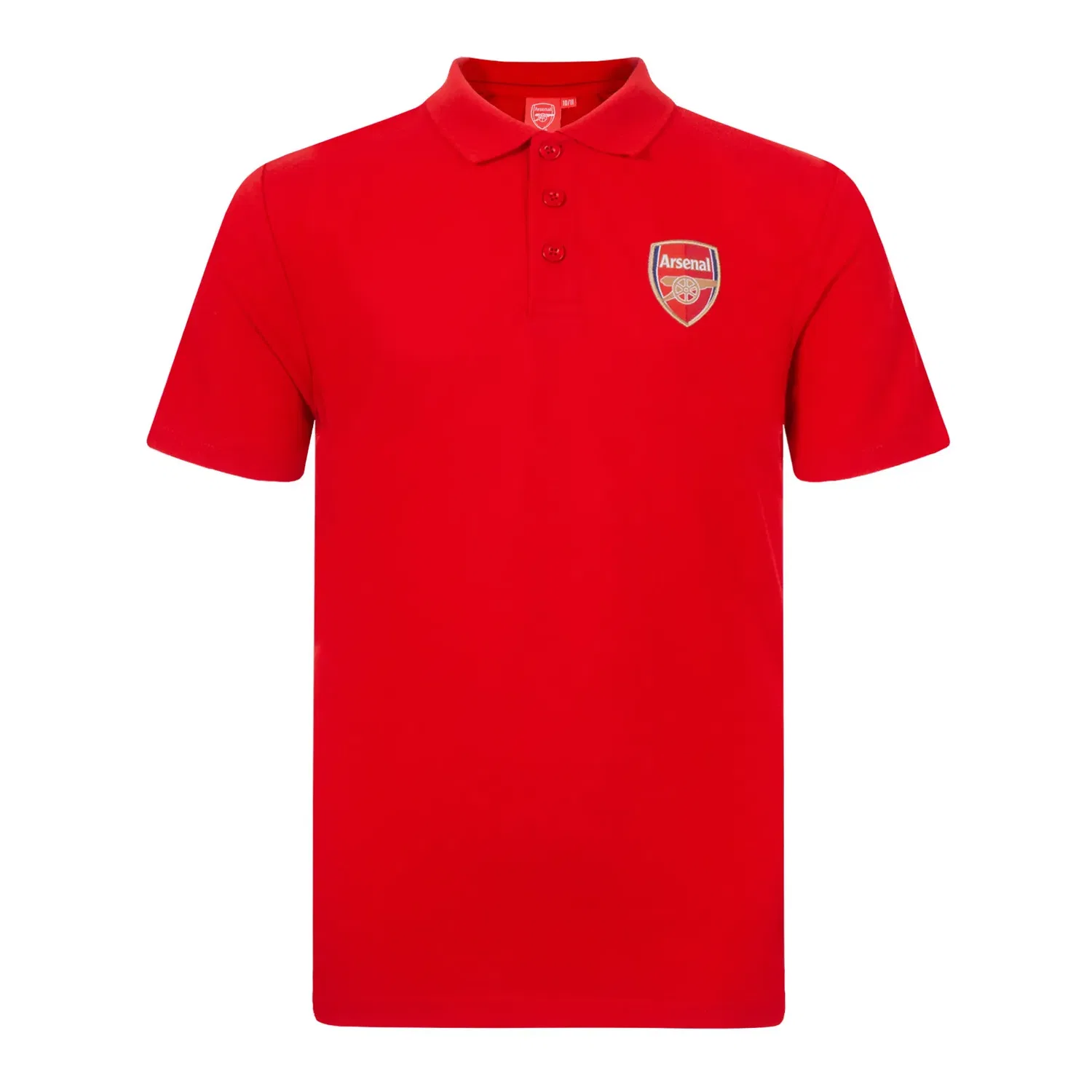 Детское поло Arsenal FC с вышивкой, красный