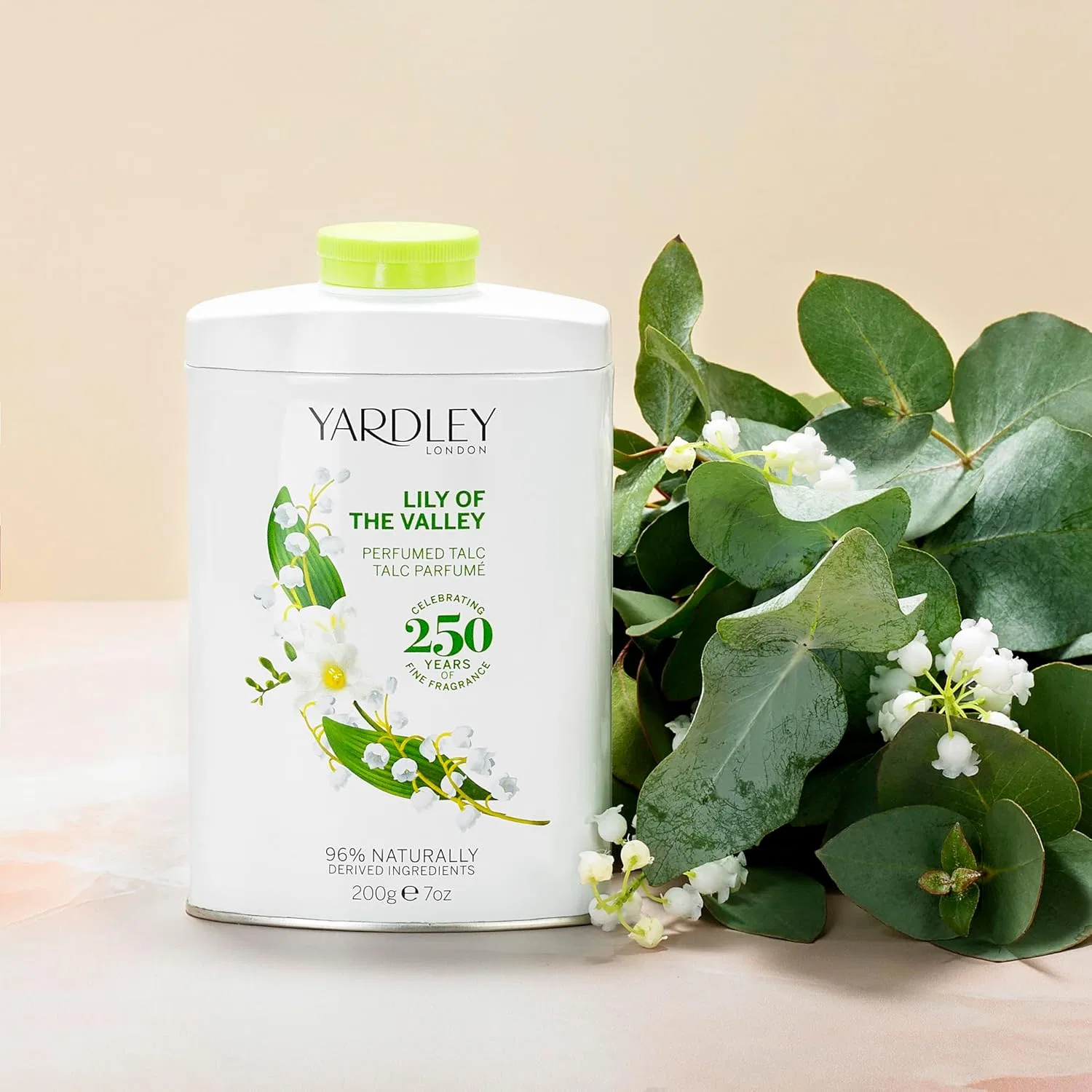 Тальк для тела Yardley London Lily of the Valley 200 мл — фото 2