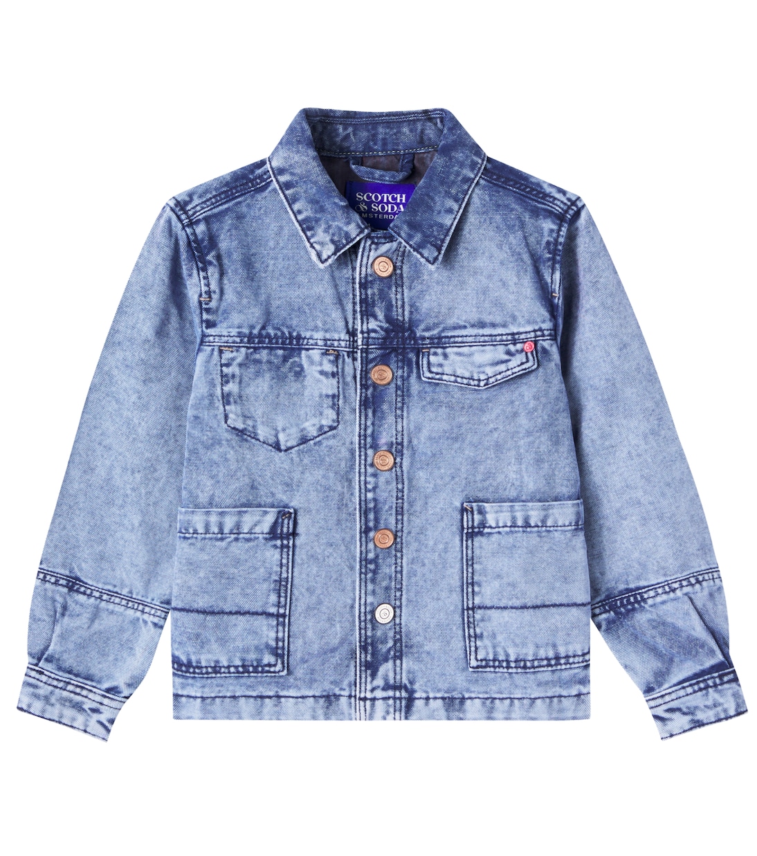 

Джинсовая куртка Scotch & Soda Kids, темно-синий