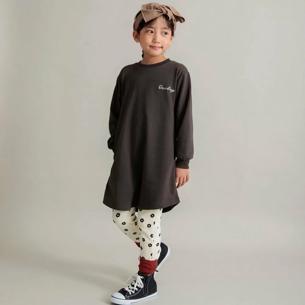 Платье с длинными рукавами и вышивкой в одну точку Branshes, Charcoal Gray — фото 3