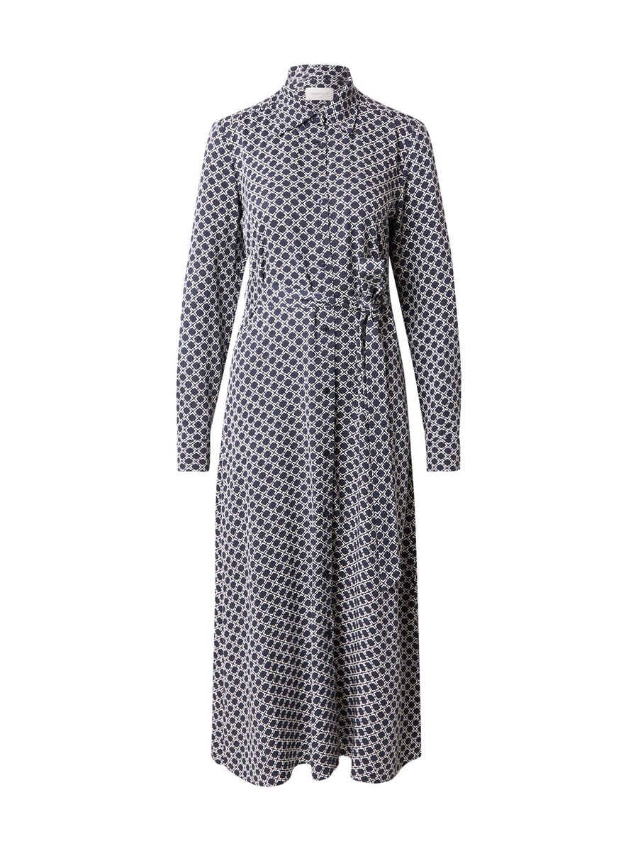 

Платье рубашка GANT Shirt Dress, темно-синий