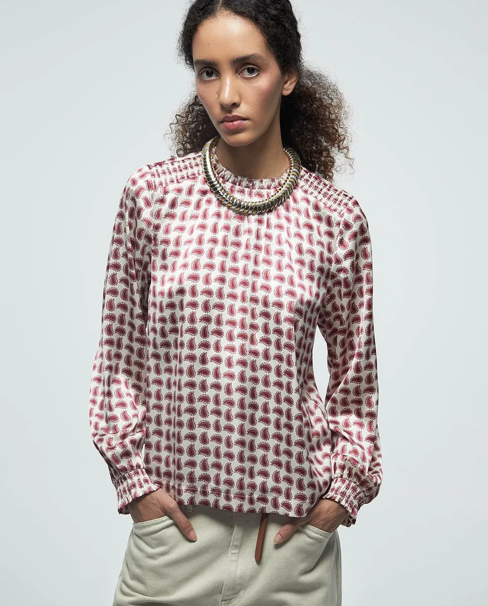 

Базовая блузка Sfera, розовый