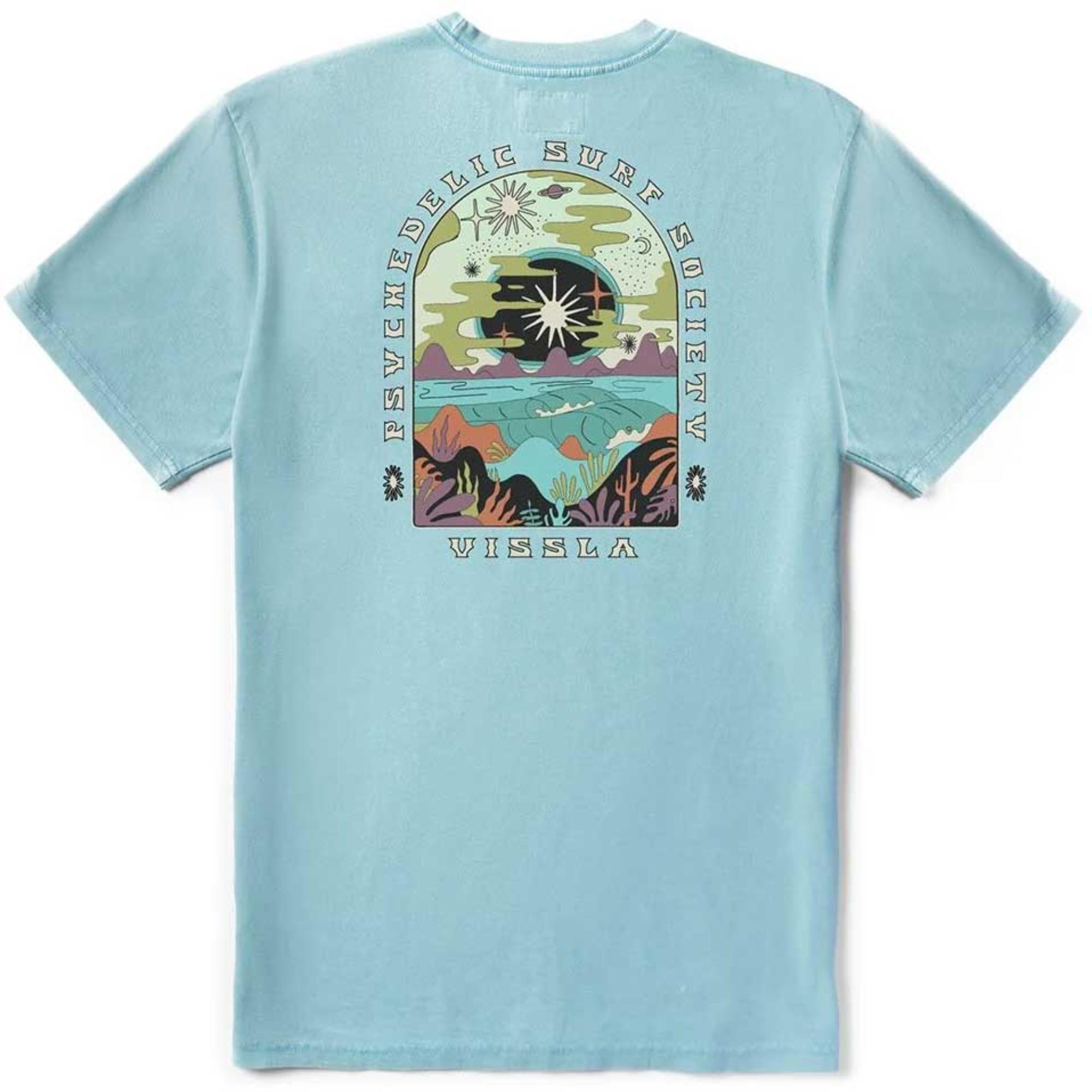 

Мужская футболка с коротким рукавом Lucid Dreams Cosmic Wash Vissla, Vintage Blue, Серый, Мужская футболка с коротким рукавом Lucid Dreams Cosmic Wash Vissla, Vintage Blue