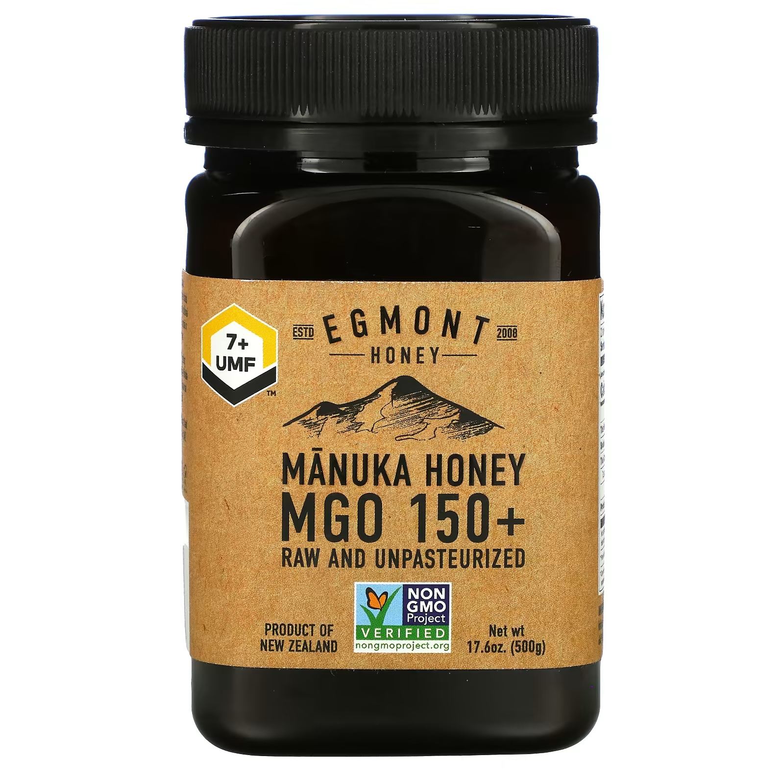 

Мед манука Egmont Honey MGO 150+ непастеризованный, 500 г