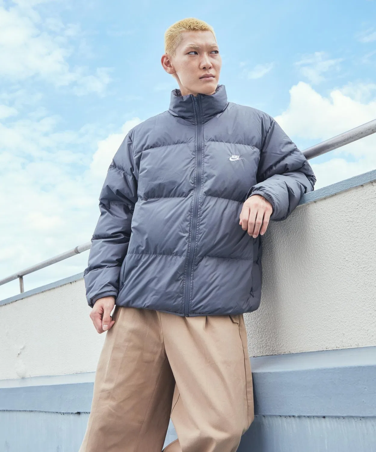 Куртка Nike Sportswear Club Therma-FIT Puffer Iron Grey — фото 3