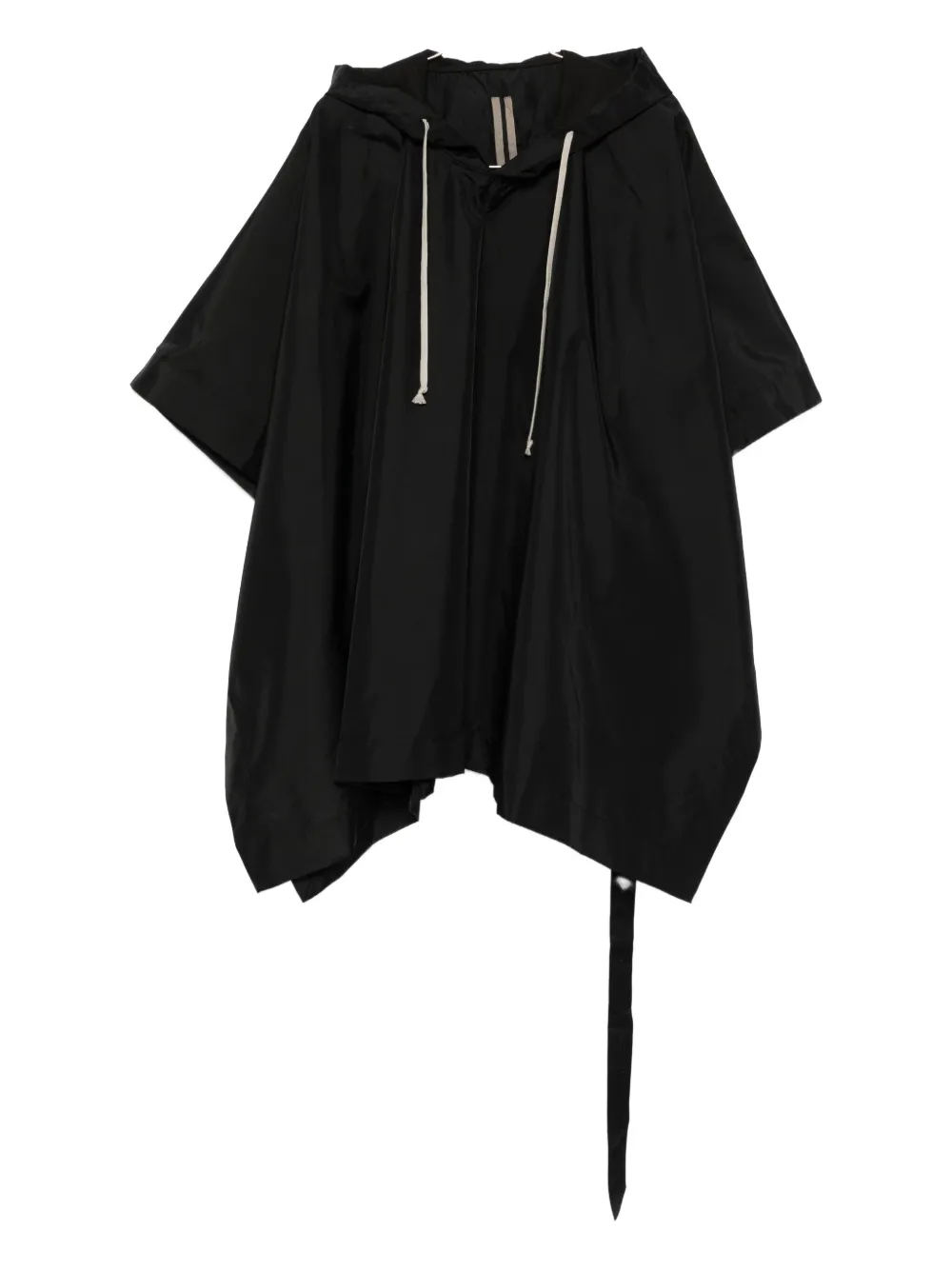 

Хлопковая накидка с капюшоном Rick Owens DRKSHDW, черный