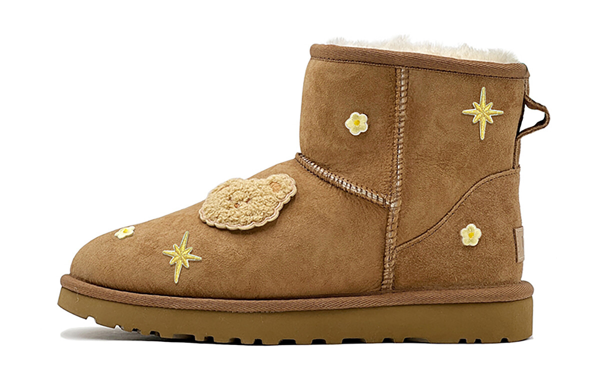 

Ботинки UGG CLASSIC MINI Snow Boots Women's Beige