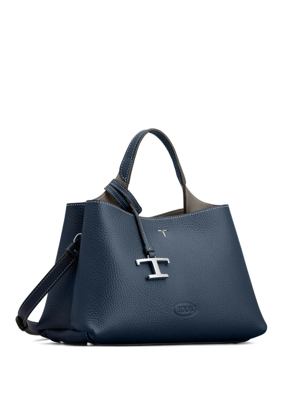 

Кожаная мини-сумка TOD'S, синий