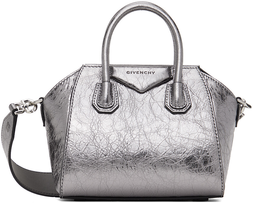 

Серебряная сумка для игрушек «Антигона» Givenchy
