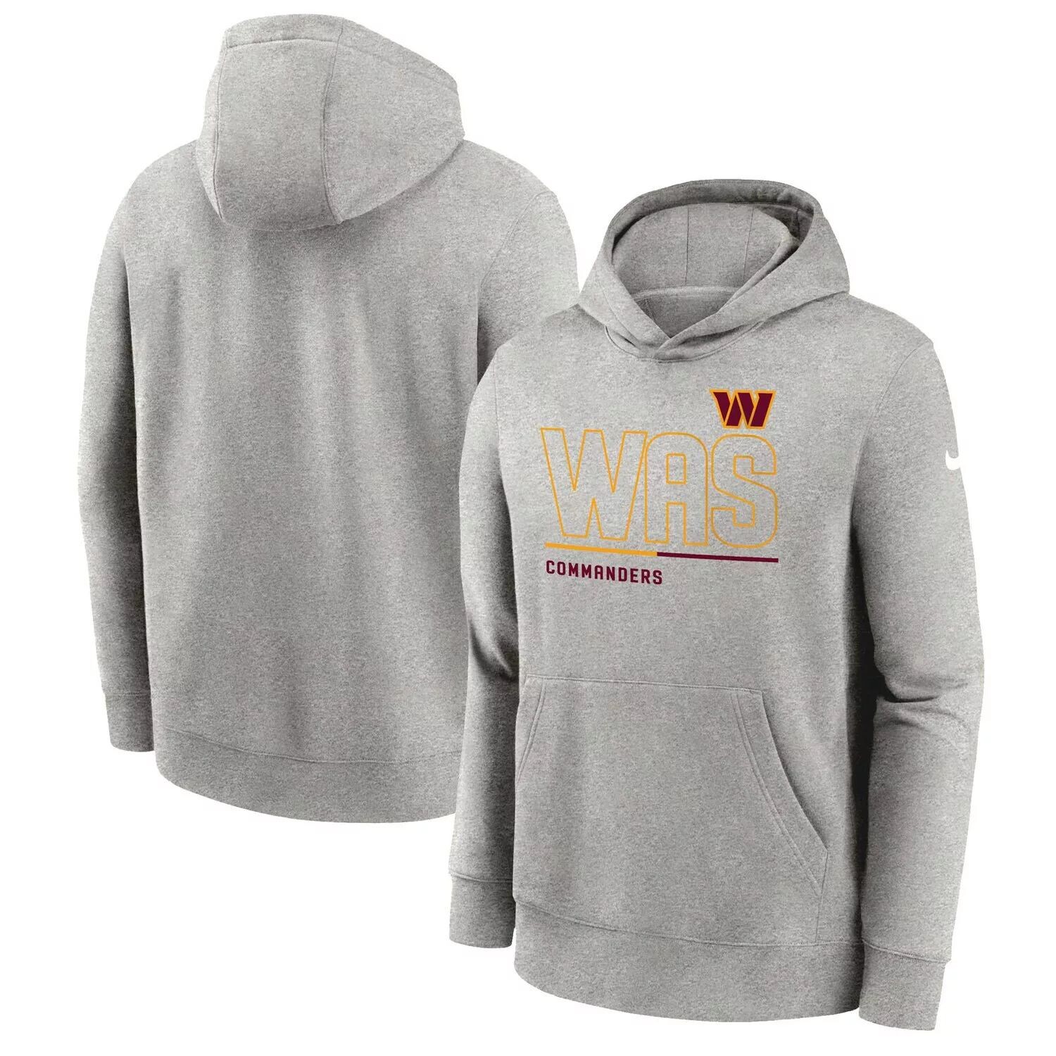 

Молодежный пуловер с капюшоном Nike Washington Commanders City Code Nike