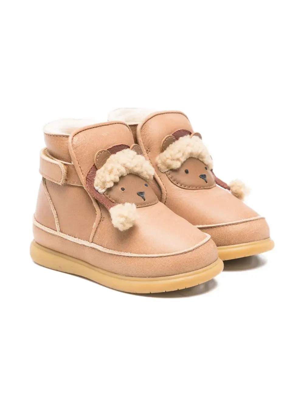 

Сапоги с аппликацией в виде медведя Donsje, коричневый