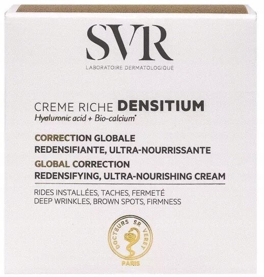 Крем для лица Svr — Питательный против морщин для зрелой и сухой кожи, , Densitium Creme Riche, 50 мл — фото 2