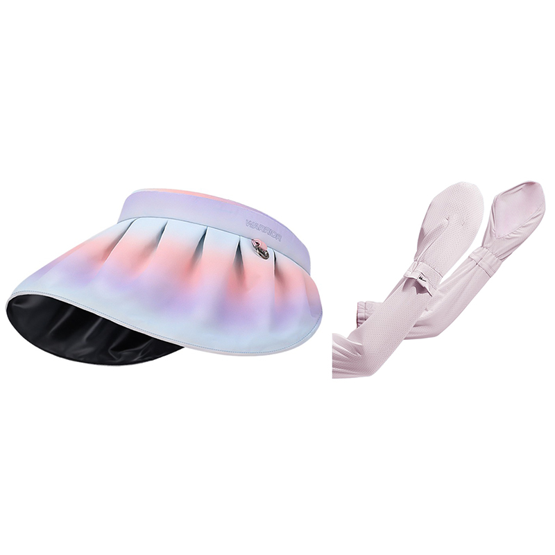 

Шляпа от солнца из полиэстера Unisex WARRIOR, sun protection two-piece set[розовый hat+розовый cooling arm sleeves]