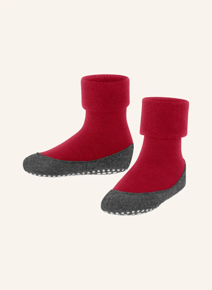 

Носки-стоперы cosyshoe из шерсти мериноса Falke, красный
