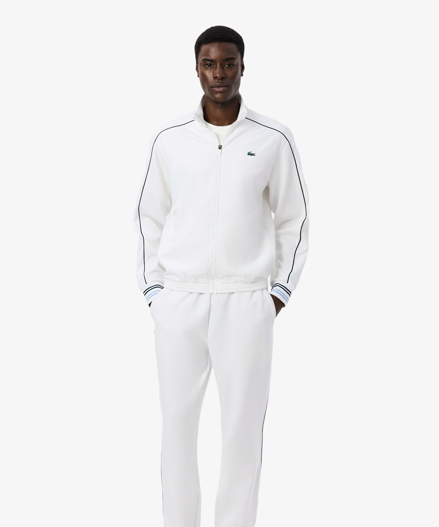 Спортивный костюм Даниила Медведева LACOSTE, White — фото 2