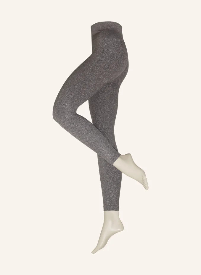 

Леггинсы с блестящей пряжей Wolford, серебряный