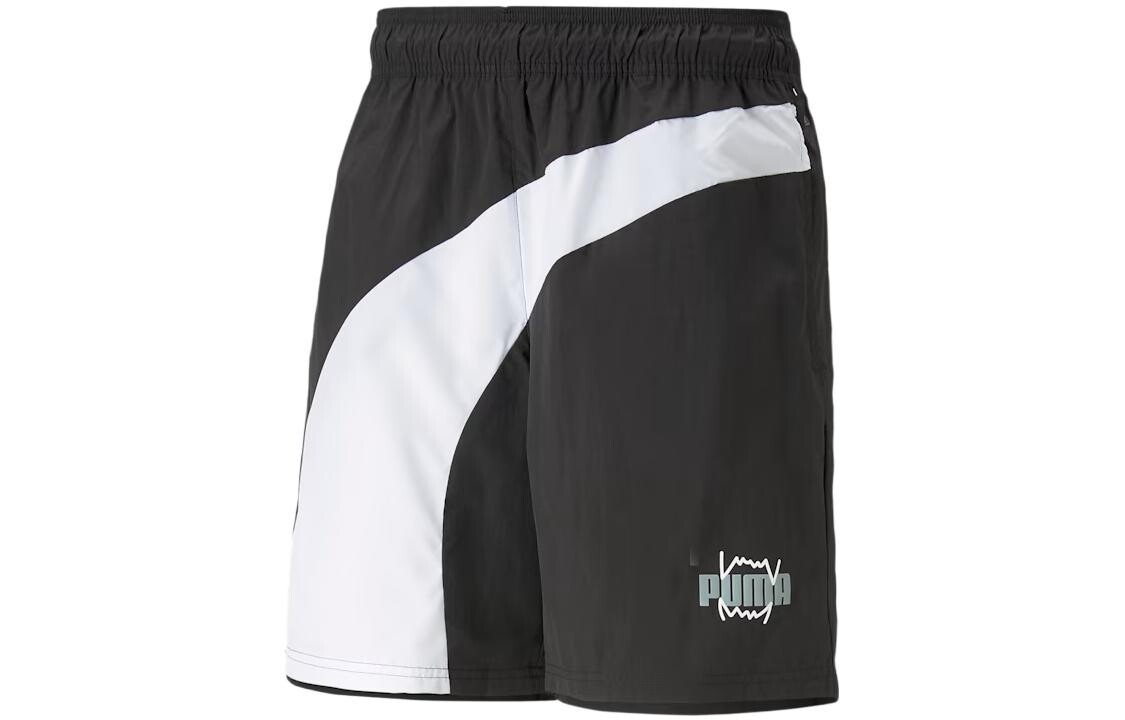 

Puma Мужские баскетбольные шорты, цвет Black/White