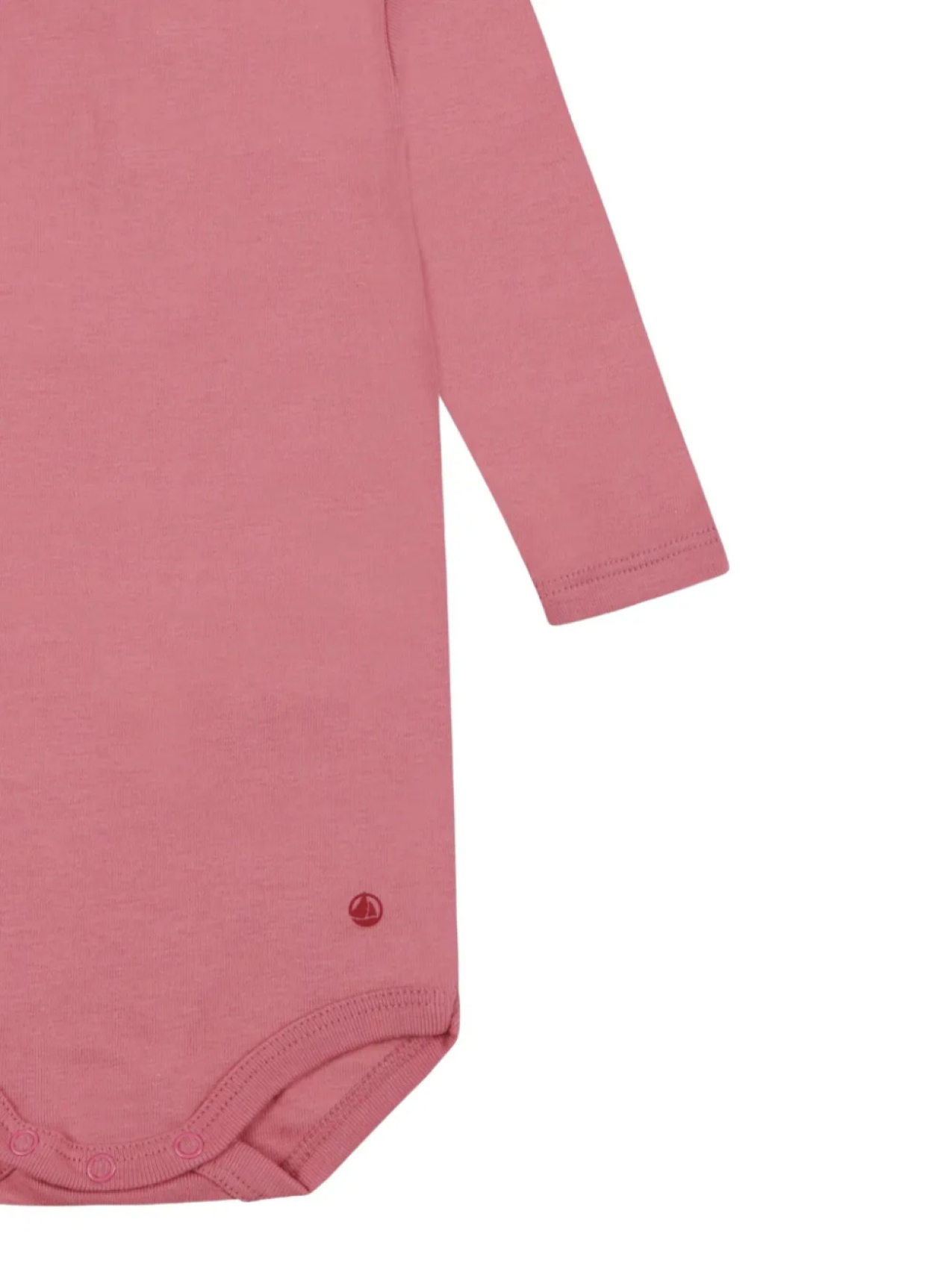 Petit Bateau боди из органического хлопка, розовый — фото 3
