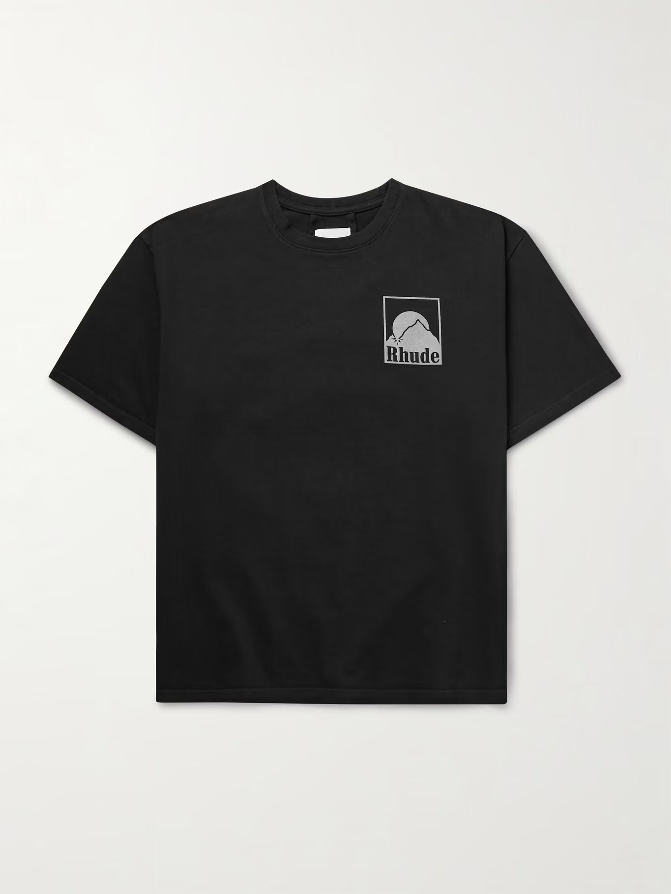 

Футболка из хлопкового джерси с логотипом Moonlight Badge RHUDE, черный