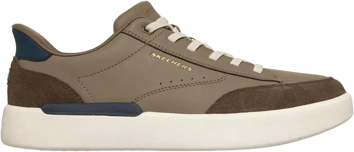 Мужские кроссовки Skechers USA на шнуровке с замшевым носком Skechers USA Men's, Brown — фото 2